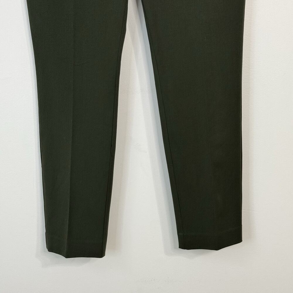 NWT LOFT Curvy Skinny Ankle Trousers Size 8 Forest Green Mid Rise - Picture 4 of 14